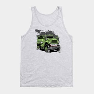 MILITARY MONSTER CAR Tank Top